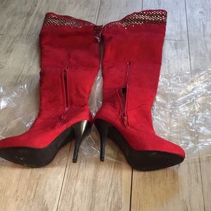 Wild Rose Heeled Boots